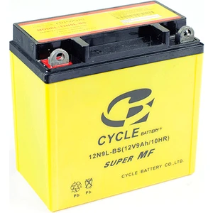 12N9L-BS 12V9AH Motosiklet Aküsü