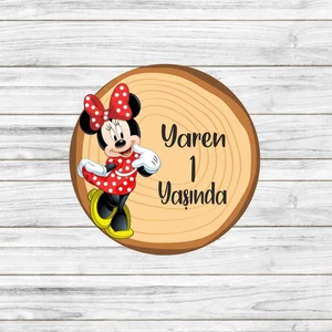 Baskıcı Amca 50 Li Bebek Ahşap Magnet