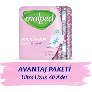 MOLPED ULTRA HİJYENİK PED UZUN AVANTAJ PAKETİ 40 ADET