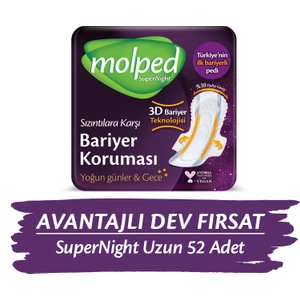 Supernight Uzun Avantajlı Dev Fırsat Paketi 52 Adet
