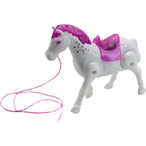 Oyuncak At Beyaz Işıklı Sesli Hareketli