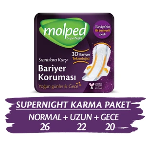 Supernight Süper Ekonomik Karma Paket 68 Adet