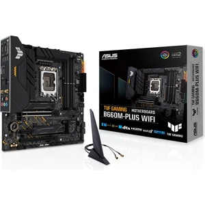 Tuf Gamıng B660M-Plus Wıfı Intel B660 Lga1700 Ddr5 6000 Dp Hdmı Çift M2 Usb3.2 Ax Wifi + Bt Aura Rgb 2.5Gbit Lan Matx (Tuf Gamıng B660M-Plus Wıfı) Anakart