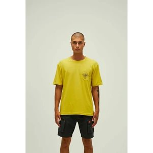 Bad Bear Erkek Compas T-Shirt -Sarı