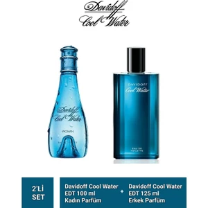 Cool Water Edt Kadın Parfüm 100 ml + Davidoff Cool Water Edt Erkek Parfüm 125 ml