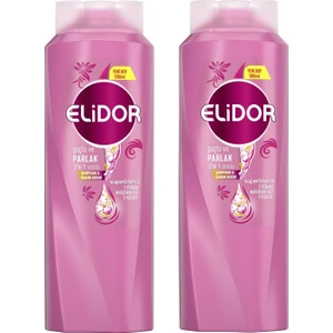 Superblend 2'si 1 Arada Şampuan ve Saç Bakım Kremi Güçlü ve Parlak E Vitamini Makademya Yağı  500 ml x 2 Adet