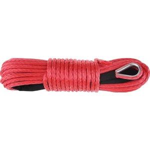 Strade Store 6mm x 15 M Sentetik Fiber Vinç Hattı Kablo Halatı Atv Utv Tekne Onarılabilir Kırmızı (Yurt Dışından)