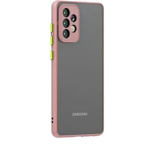 Samsung Galaxy A32 Kılıf 3D Kamera Korumalı Soft Matte Smoke Case
