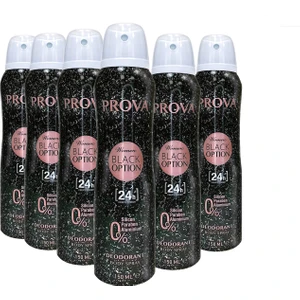 Black Option Kadın Deodorant 150 ml 6 Adet