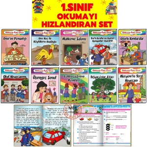 Ata Yayıncılık 1. Sınıflar Için Birbirinden Güzel Rengarenk 12'li Hikaye Seti
