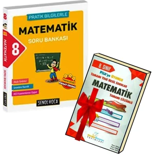 Şenol Hoca Yayınları LGS 8.Sınıf Matematik Pratik Bilgilerle Soru Bankası Seti