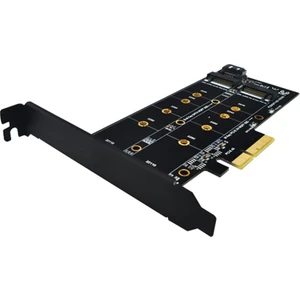 4898 M.2 Nvme M+B Key Ngff SSD To Pci-E 3.0 X4 Sata Çevirici Dönüştürücü Adaptör Kartı