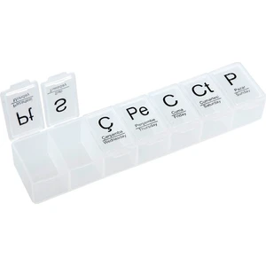 Tekno İstanbul Haftalık Günlük Ilaç Saklama Kutusu 7 Günlük Ilaç  Saklama Kabı