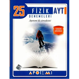 Apotemi Yayınları  AYT Fizik 25' 'Li Denemeleri (Ciltli)
