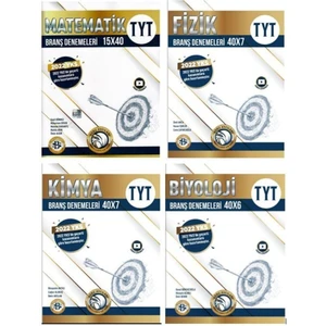 Bilgi Sarmal Yayınları TYT Matematik - Fizik - Kimya - Biyoloji Branş Denemeleri