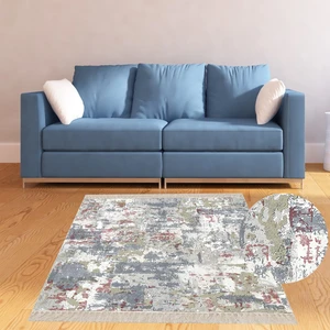 Bona Fortuna Batik Desenli Renk Geçişli Dijital Baskı Yıkanabilir Kaymaz Taban Salon Halısı ve Yolluk