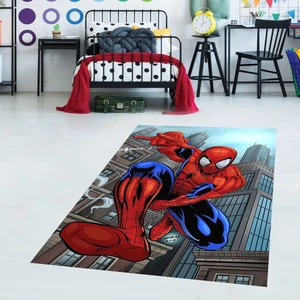 Bona Fortuna Örümcek Adam Desenli Dijital Baskılı Kaymaz Taban Çocuk Odası Halısı