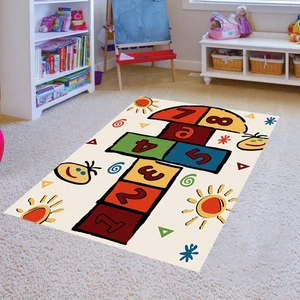 Bona Fortuna Seksek Oyun Halısı Dijital Baskı Yıkanabilir Kaymaz Taban Çocuk Odası Halısı