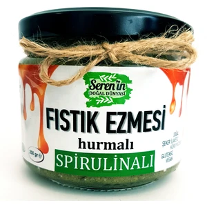 Seren'in Doğal Dünyası Spirulinalı ve Hurmalı Fıstık Ezmesi