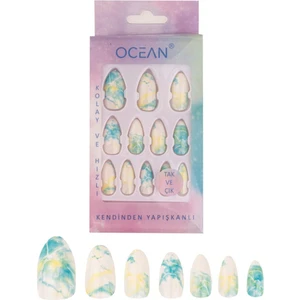 Takma Tırnak Kendinden Yapışkanlı, Tak ve Çık Badem Tırnak