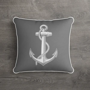 Lux Vie Marin Yastık Çift Tarafı Baskılı Kırlent Kılıfı