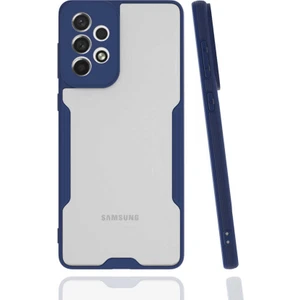 Samsung Galaxy A73 Kılıf Kenar Renkli Kamera Korumalı Mat Kapak