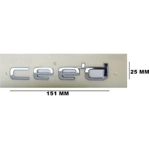 KIA UYUMLU ceed Bagaj Yazısı 2012-2018 151mm-25mm