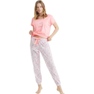 Kadın Pijama Takımı 50798 - Pembe