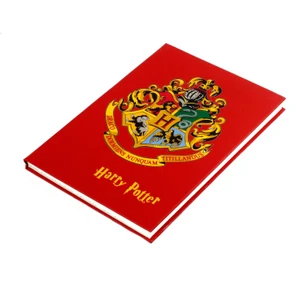Afillix Concept Bordo Kapak Hogwars Tasarım Çizgisiz Defter 112 Yaprak-224 Sayfa