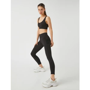 2SAK40118NK Normal Kalıp Siyah Kadın Tayt