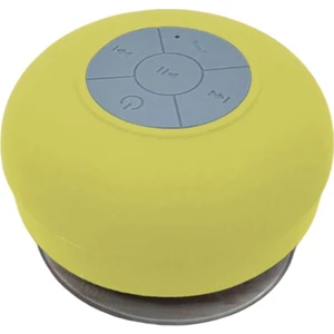 Bluetooth Hoparlör, Su Geçirmez Mini Stereo Dahili Mikrofon Kablosuz Duş Hoparlörler, Banyo Araba Plajı Için Vantuz Uzun Playtime - Sarı