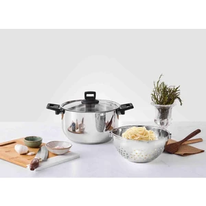 Mutfaksever Makarna Tenceresi ve Buharlı Pişirici 24CM