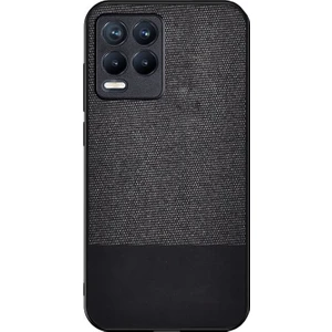 Realme 8 - Realme 8 Pro Fabrik Serisi Kumaş ve Deri Desen Kılıf