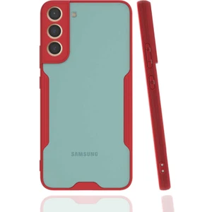 Samsung Galaxy S22 Plus Kılıf Kenar Renkli Kamera Korumalı Mat Kapak