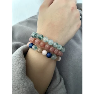 Padore Accessory Kadın - Jade Doğal Taşlı 3 Adet Çok Şık Doğal Taş Bileklik | Handmade, Sakinliğin Sembolü!