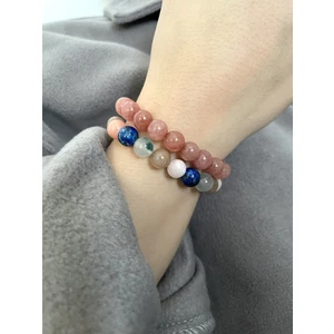 Padore Accessory Kadın - Jade Doğal Taşlı Çok Zarif 2 Adet Doğal Taş Bileklik | Handmade, Yeşim Taşı!