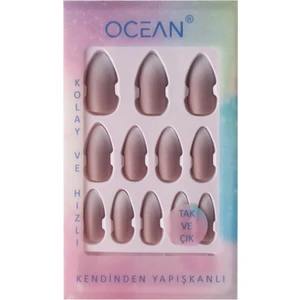 Takma Tırnak Kendinden Yapışkanlı,tak ve Çık Badem