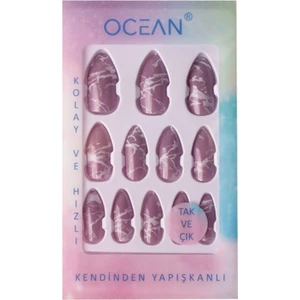 Takma Tırnak Kendinden Yapışkanlı,tak ve Çık Badem