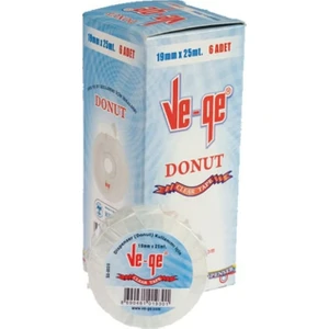 Sert Kırtasiye Vege 19 mm x 25 mt Kristal Band 6lı Paket