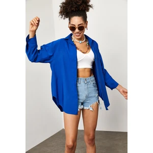 Saks Oversize Uzun Gömlek 2KXK2-45701-15
