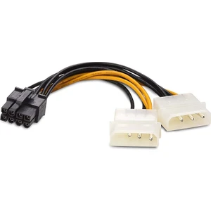 Molex 4 Pin To 8 Pin Pcıe Ekran Kartı Power Kablo 30 cm
