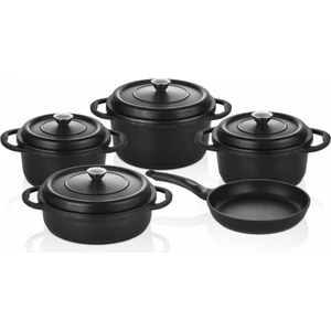 Cook Case 9 Parça Döküm Tencere Seti Döküm Kapaklı