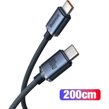 Baseus Crystal Shine Kablo Detay Görünümü