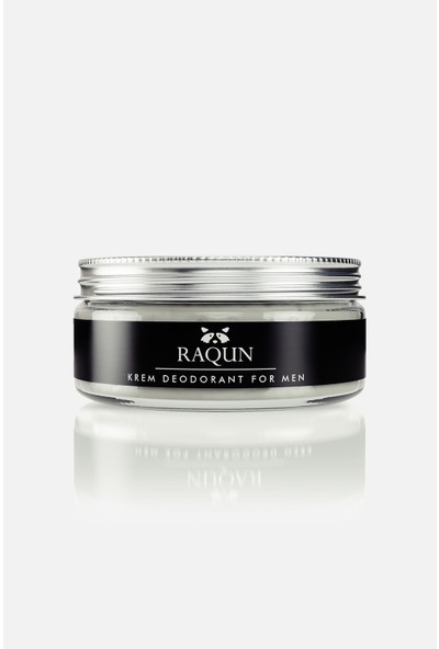 RAQUN Krem Deodorant For Men 50 ml %100 Doğal & Organik İçerik