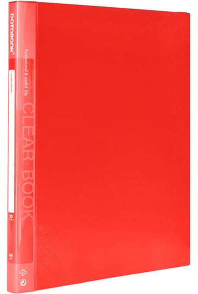 Databank Sunum Dosyası A4 Kırmızı 30LU (Mt-30-49)