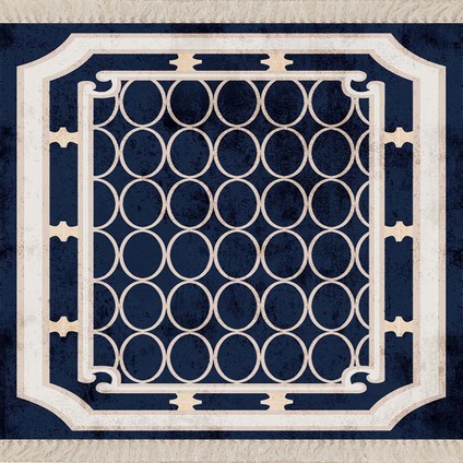 Geometrik Çember Desenli Dijital Baskı Yıkanabilir Kaymaz Taban Modern Salon Halısı ve Yolluk fiyatları