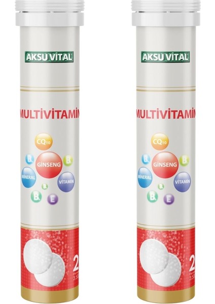Multivitamin 3500 mg 20 Efervesan Tablet x 2