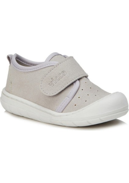 Anka Kız / Erkek Çocuk Gri Ilk Adım Bebe Patik Panduf Unisex Günlük Spor Ayakkabı 950.E19K.224