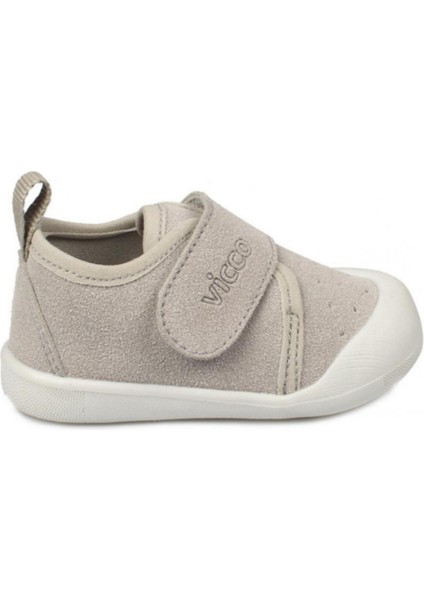 Anka Kız / Erkek Çocuk Gri Ilk Adım Bebe Patik Panduf Unisex Günlük Spor Ayakkabı 950.E19K.224
