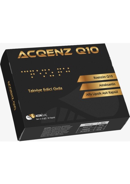 Acqenz Q10 30 Kapsül